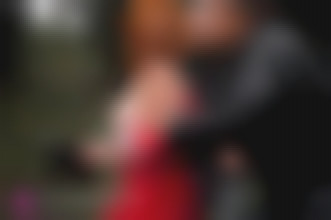 Tarra White, getting fucked by 3 men in the rain #2