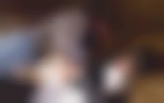 Hardcore doggy style in the straw for Laure, being watched by his voyeur husband