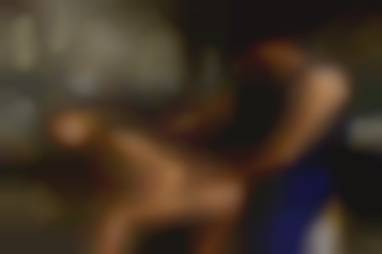 Hardcore fucking with anal job at the garage for the beautiful horny Laure Sainclair