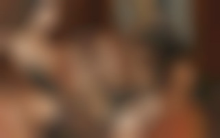 Hardcore threesome and fetish domination including hot double p  for three horny lesbian beauties