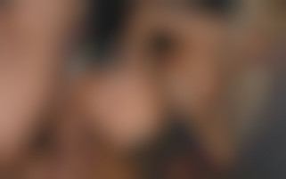 A horny blond girl fucking and sucking hard at the back of a big hummer limo