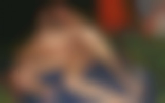 Outdoor fucking by night in the wild nature and cock ride for a brunette