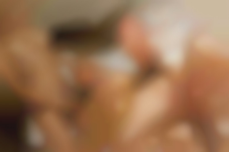 Domination and strap-on god in threesome