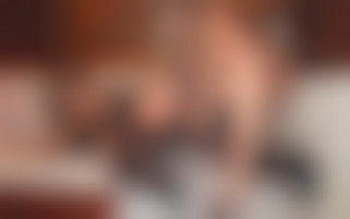 Two bimbo girls with big tits playing hot lesbian games on a summer evening