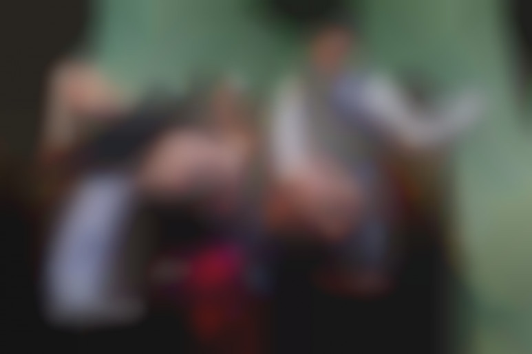 two Devoted maids for a pervie majordome with hard cock