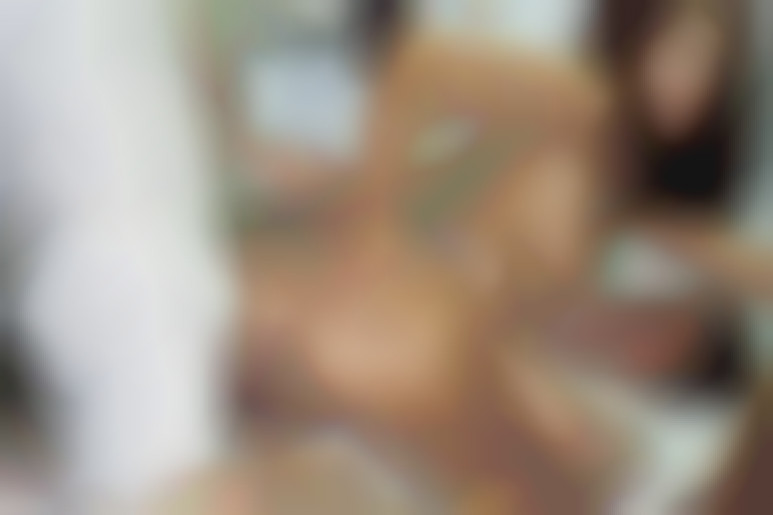 Special training to sex threesome for a hot brunette in the military boat cabin