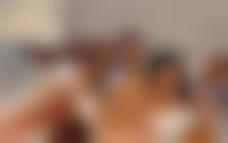 Deep blowjob for the kinky castle owner while watching his hot maid being fucked by two big cocks