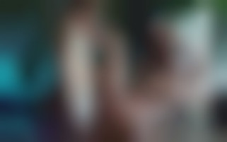 Two gorgeous brunettes have fun with their employee