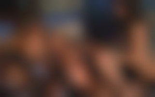 Three girls wake  a man up to fuck him