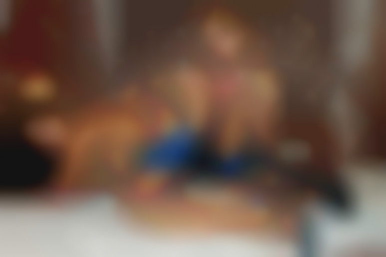 Two beautiful hot lesbians