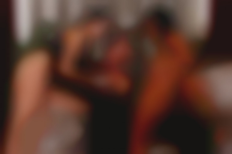 2 slutty brunettes for one man