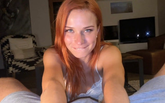 Une fellation à la maison