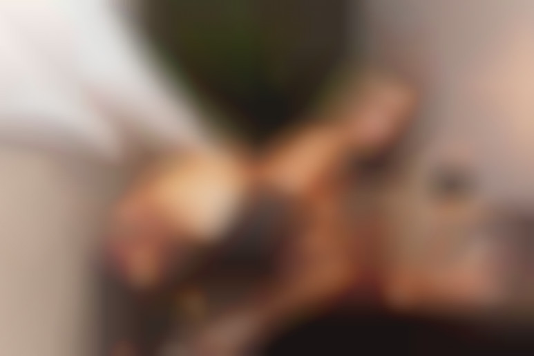 During dinner , Aleska Diamond gets fucked on the table