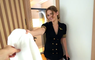 Stewardess-Spielereien