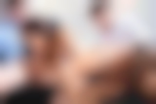 Slutty girls playing with two cocks.
