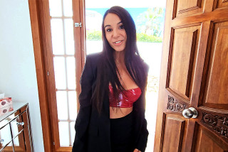 ...and this time she is a serious business woman.