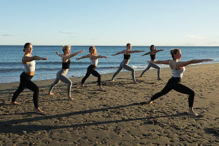 Ready for beach yoga?