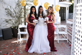 Your bride has a special surprise...