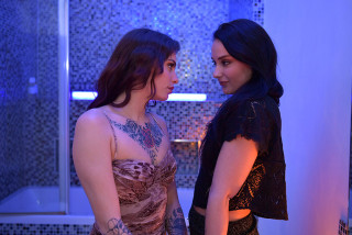 She also went out on dinner dates...