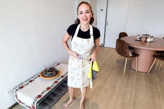 You find a maid in your apartment that you didn't hire.